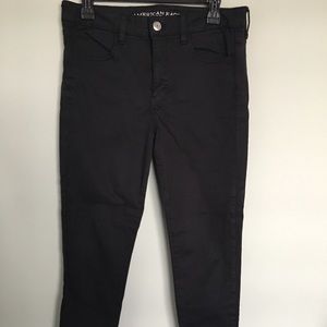 American Eagle Black Hi Rise Jegging EUC